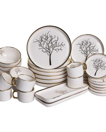 Столовий набір посуду 32 предмети на 6 персон Valentina порцеляновий DS-32-O