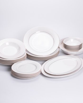 Столовий сервіз з порцеляни Claire на 6 осіб 27 предметів HP-HK-2