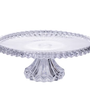 Тортівниця на ніжці Ø32 см скляна підставка для торта, капкейків, тістечок HP-19-138L