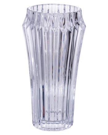 Ваза для квітів зі скла 28.5 (см) декоративна прозора ваза з товстого скла 1.8 (л) HP-19-141-1