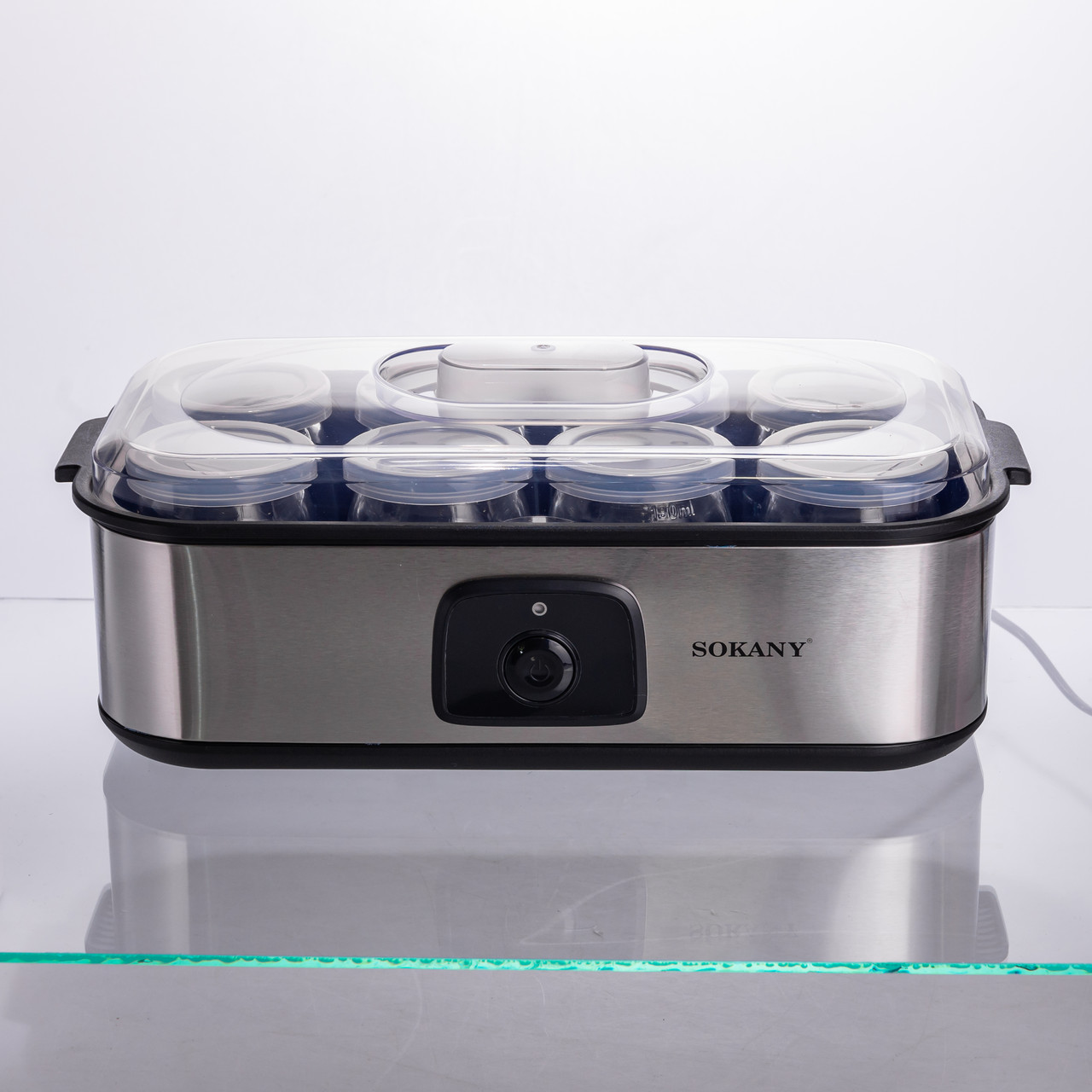 Йогуртниця електрична на 8 баночок по 180 (мл) 20 Вт SK-08109