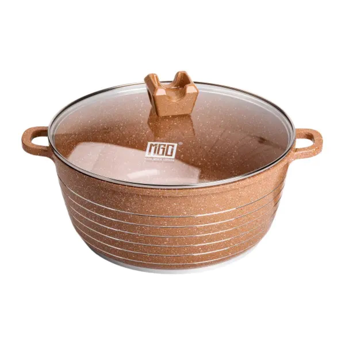 Набір із 5 господарських каструль, 2,5-9 літрів, товсте дно, алюміній MGC HP-4-411CH