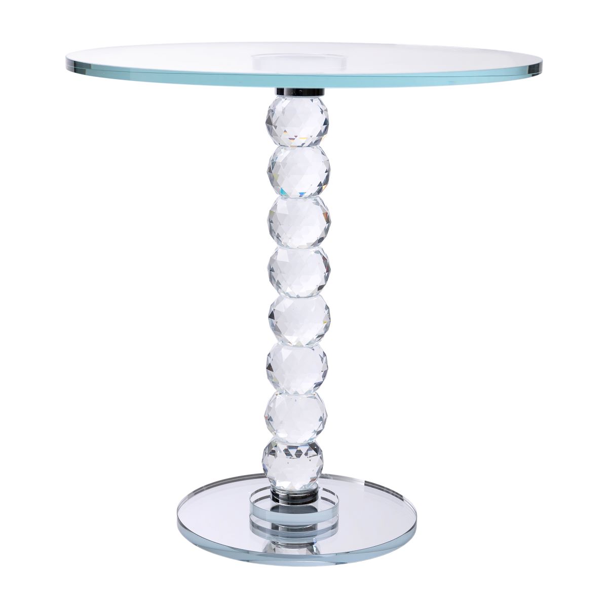 Тортівниця скляна на ніжці 30×32 см см підставка для торта, капкейків прозора HP-4-81L