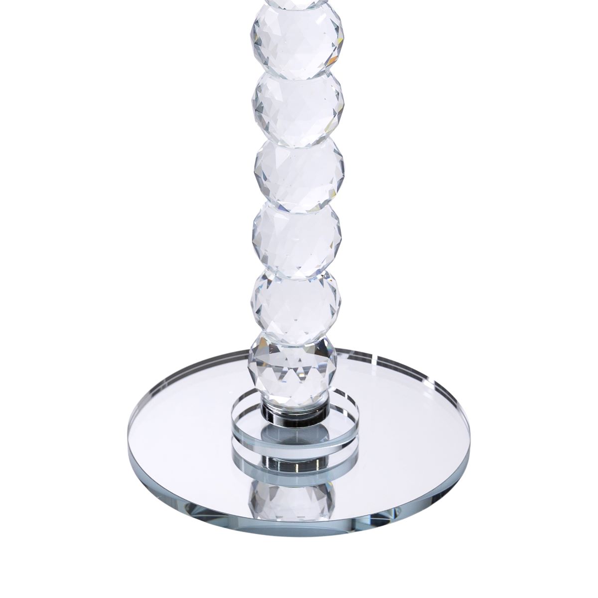 Тортівниця скляна на ніжці 30×32 см см підставка для торта, капкейків прозора HP-4-81L