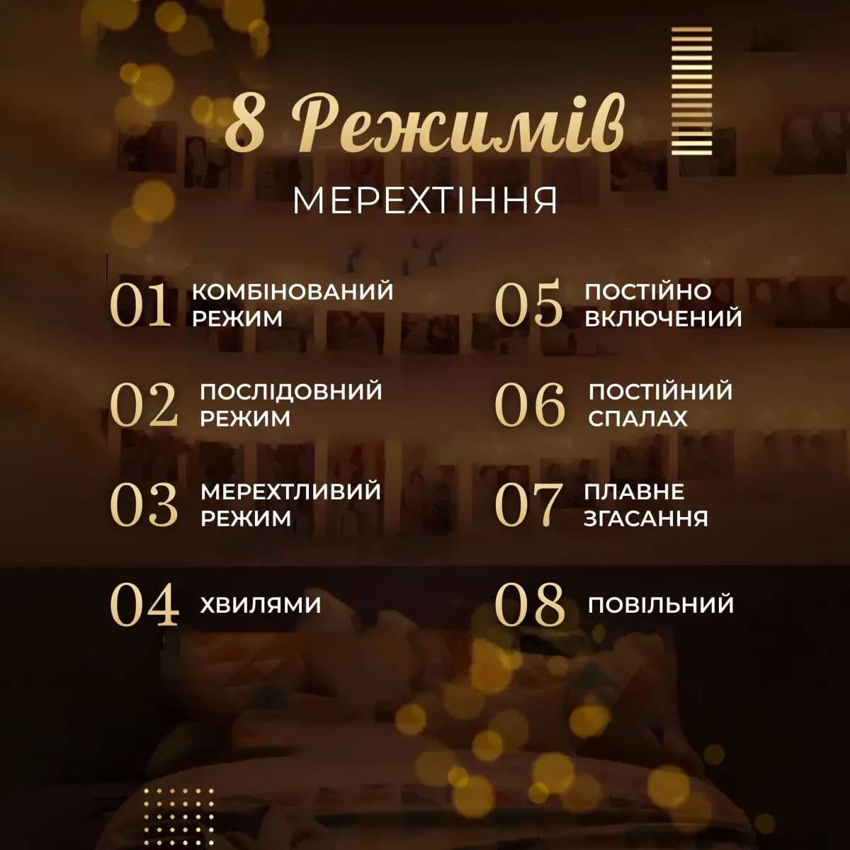 Гірлянда нитка із прищіпками 5.2 метра 20 LED світлодіодів A65