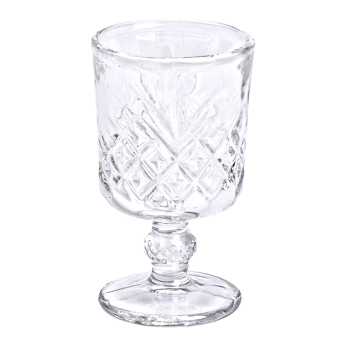 Набір чарок на ніжці 6 шт 60 мл скляні чарки для горілки, настоянки HP-YH-42