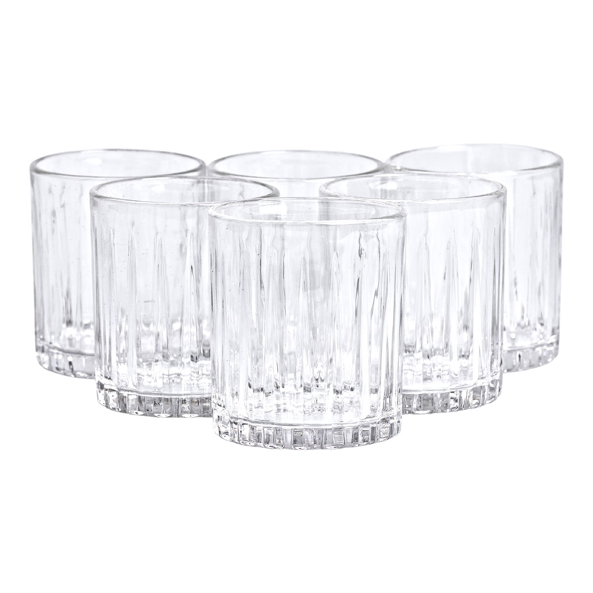 Набір склянок 6 шт. 330 мл для лимонадів, соку, води, коктейлів скляні HP-YH-8