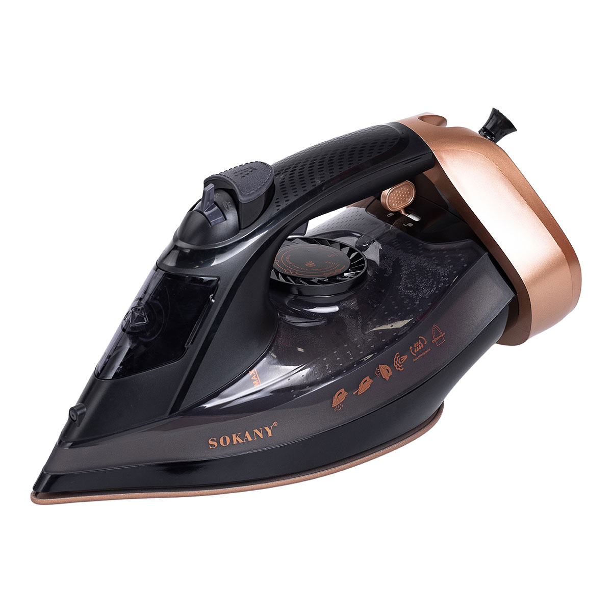 Праска з парою з автовідключенням професійна бездротова для одягу 2400 Вт Sokany SK-11037