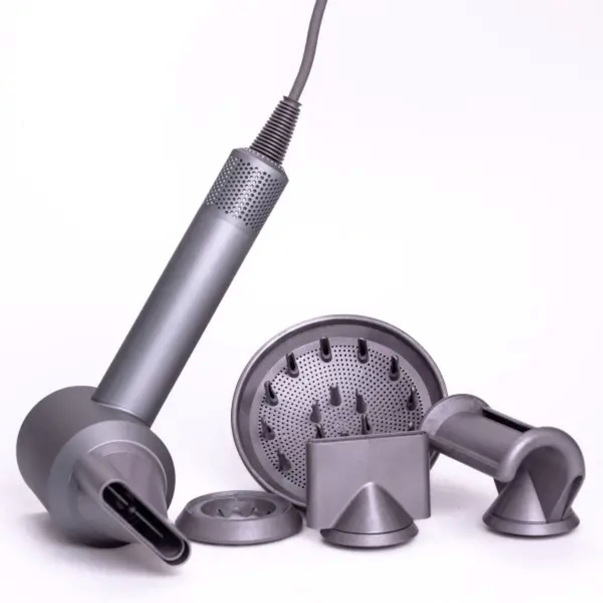 Фен стайлер для волосся 5 в 1 Supersonic Premium 1600 Вт 5 насадок 3 режими швидкості Фіолетовий PH770V