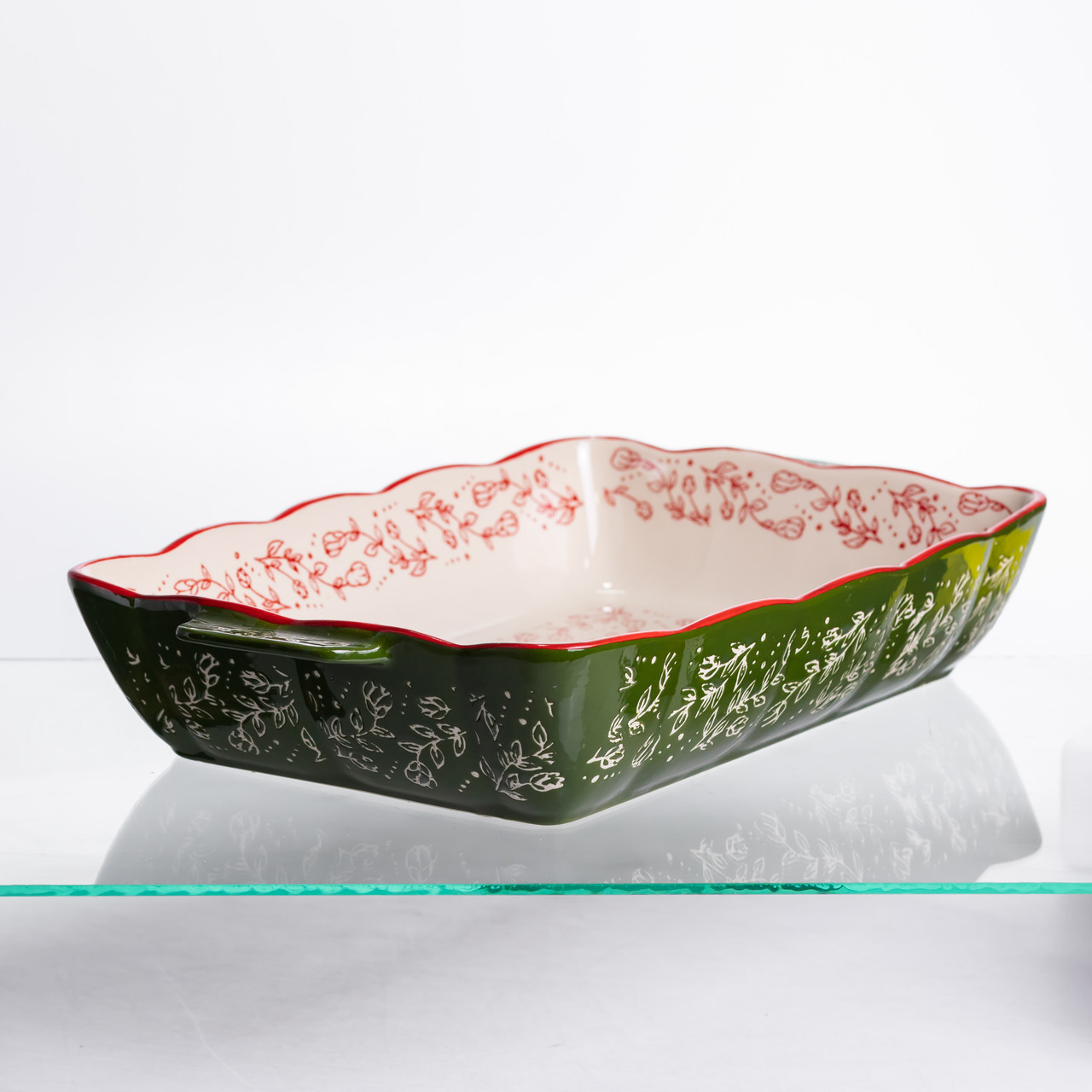 Форма для запікання та сервірування Vintage Прямокутна з ручками HM05-12