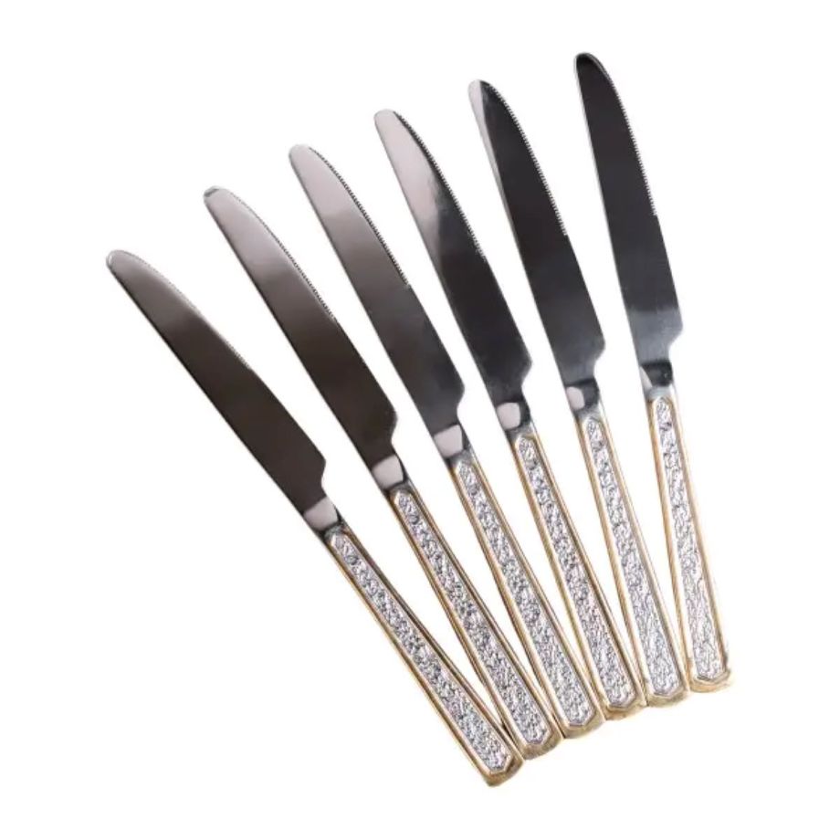 Набір столових ножів 6 шт нержавіюча сталь 23 см HP696