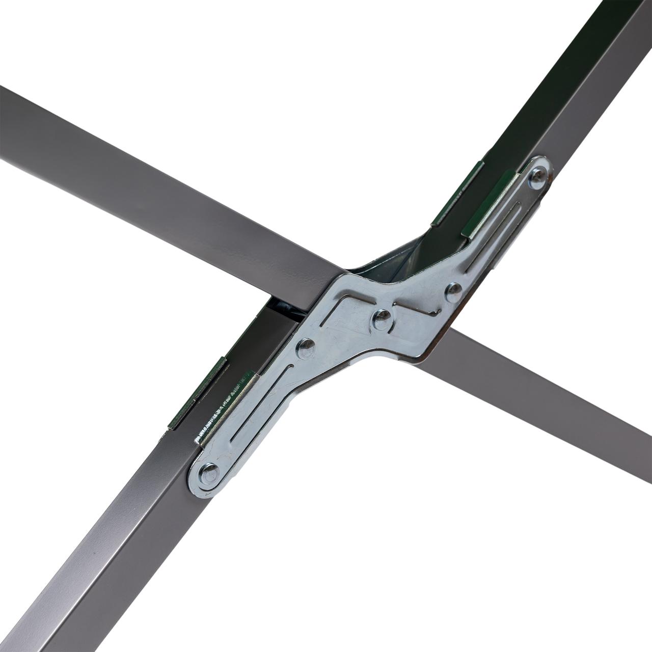 Лежак розкладний туристичний 190х70х44 см похідна розкладачка складна Зелена SJ-0021