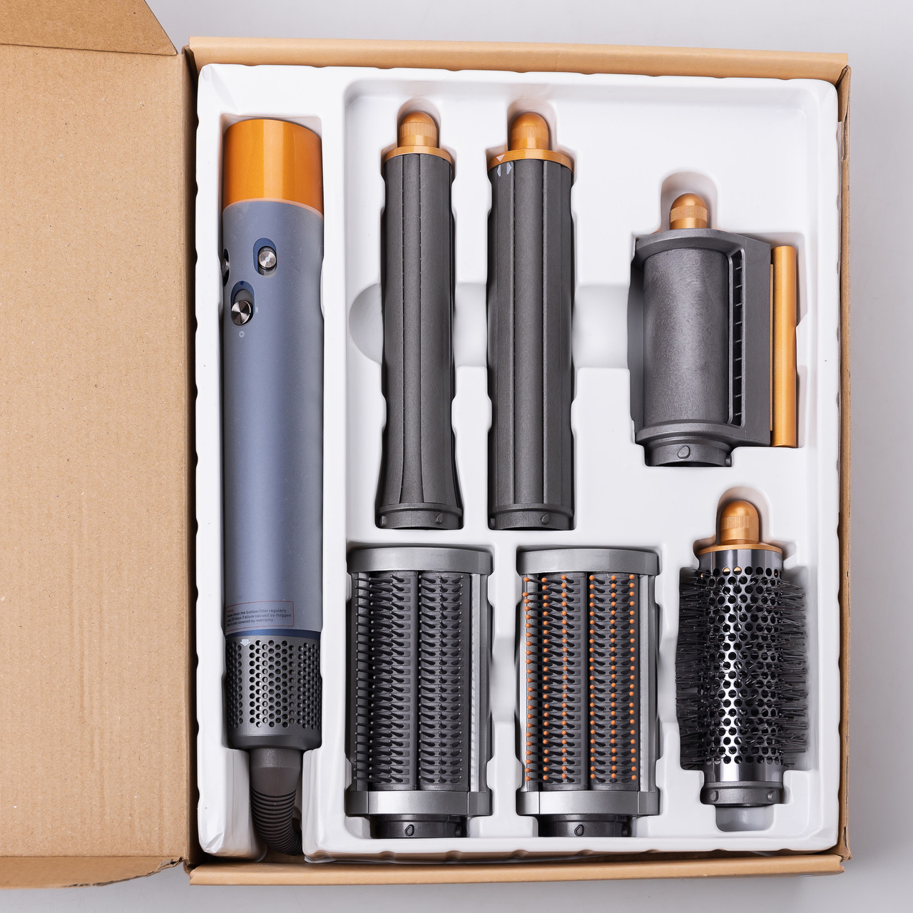 Мультисталер для волосся Airwrap Complete Long 6 насадок, синій X9BL