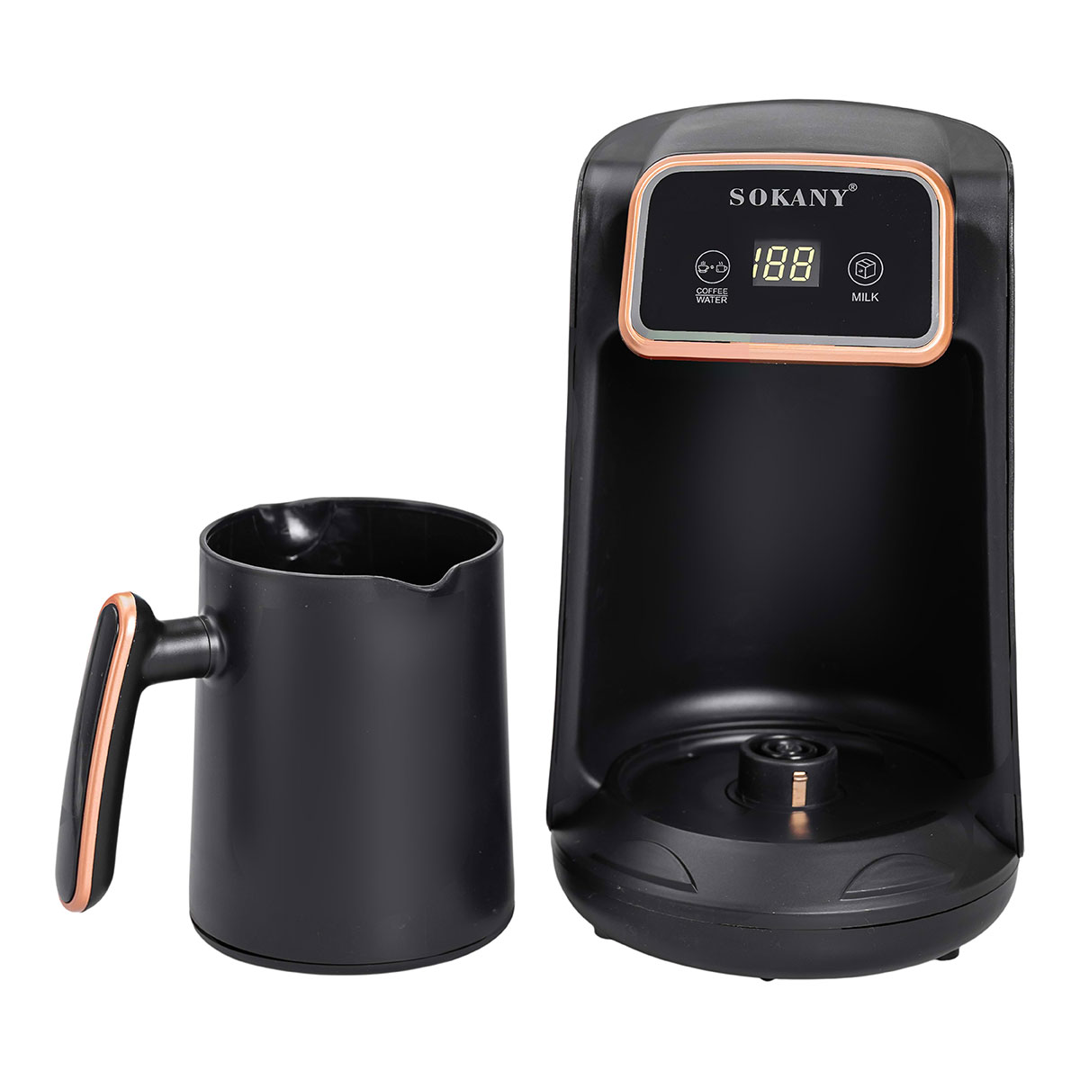 Кавоварка електрична 600 (мл) для дому та офісу Sokany SK-04015