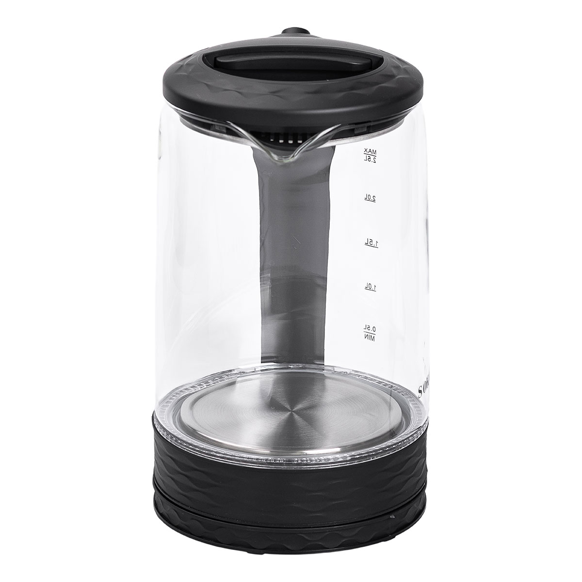 Електричний чайник скляний 2,5 л Sokany SK-09015 дисковий 1500 Вт