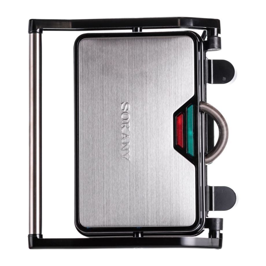 Електрогриль притискний з антипригарним покриттям 850 Вт Sokany SK-223