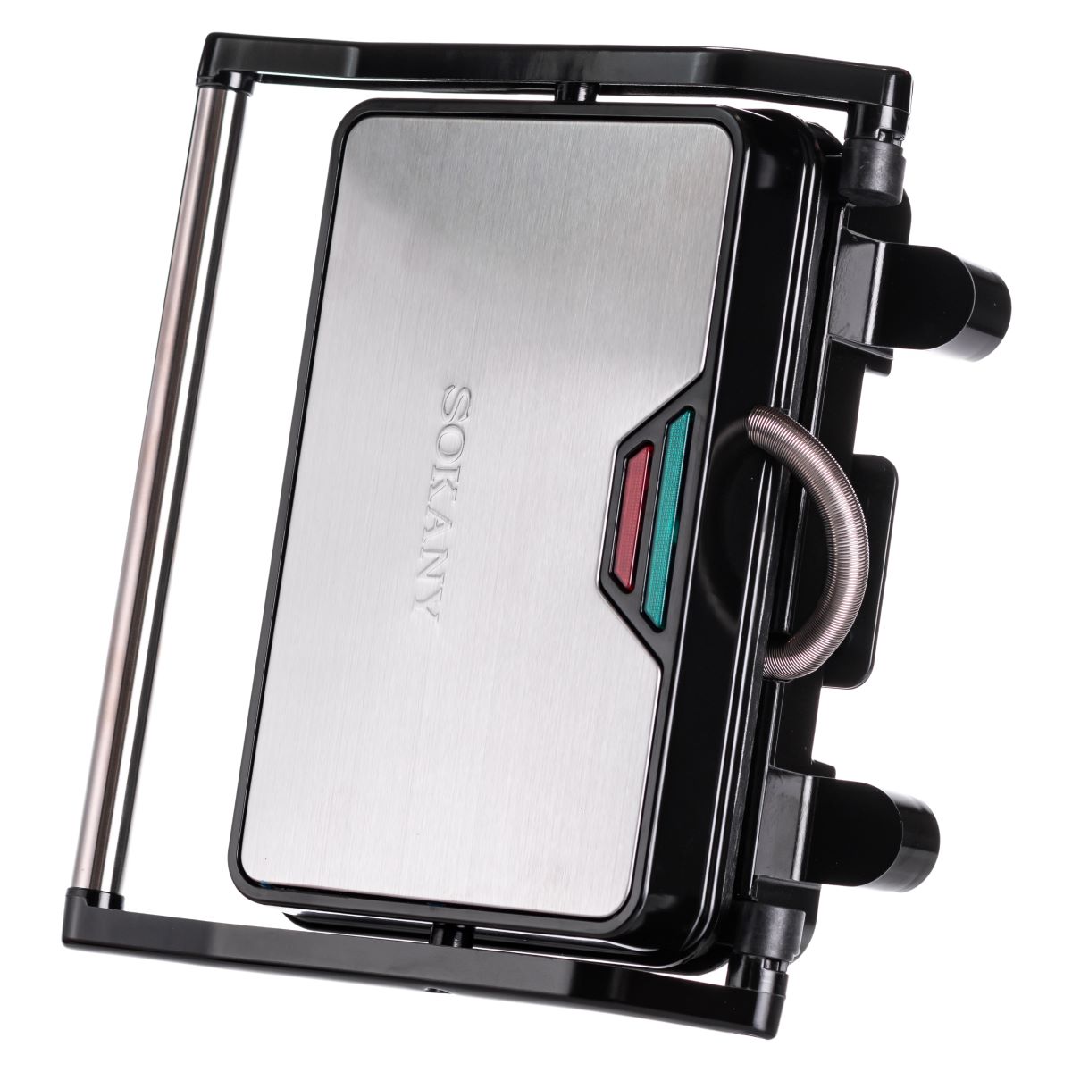 Електрогриль притискний з антипригарним покриттям 850 Вт Sokany SK-223