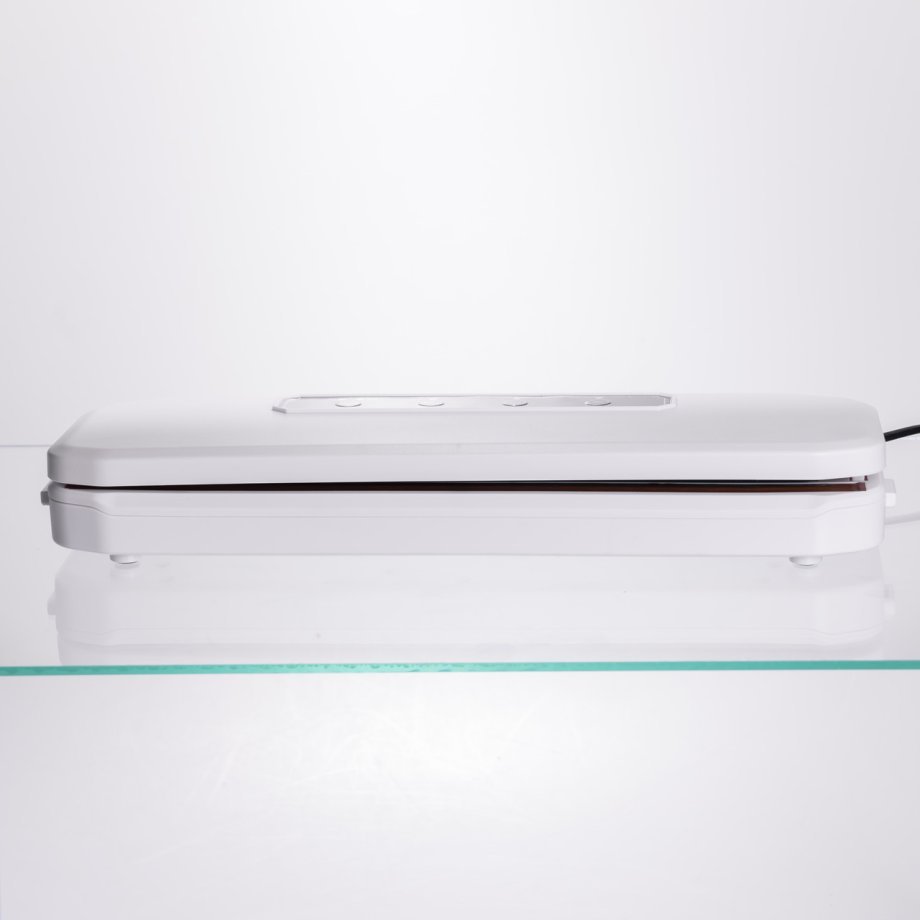 Вакууматор побутовий для сухих та вологих продуктів 400 Вт вакуумний пакувальник 4 режими роботи + 10 пакетів Білий HP-11-17W