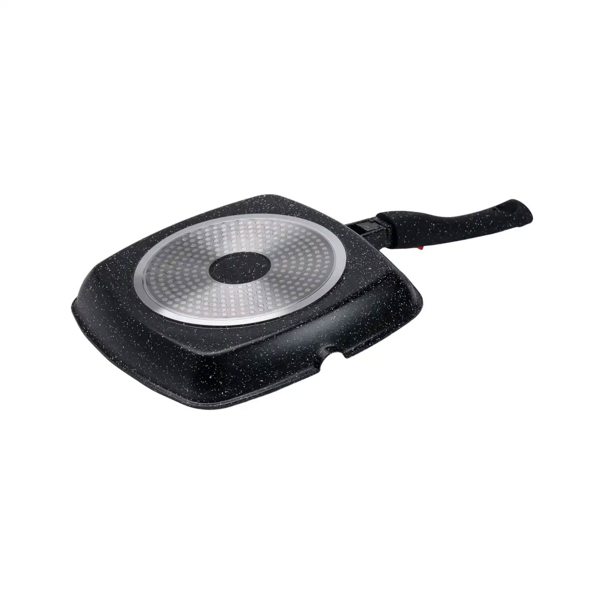 Алюмінієва сковорода-гриль 25 см із скляною кришкою HP33545