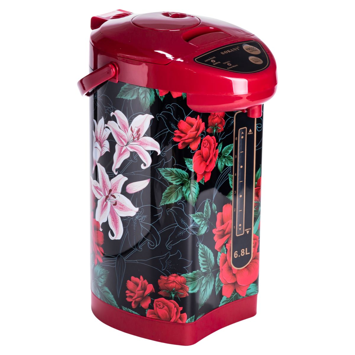 Термопот із функцією підтримки температури 6.8 л чайник термос 1600 Вт Sokany SK-09053