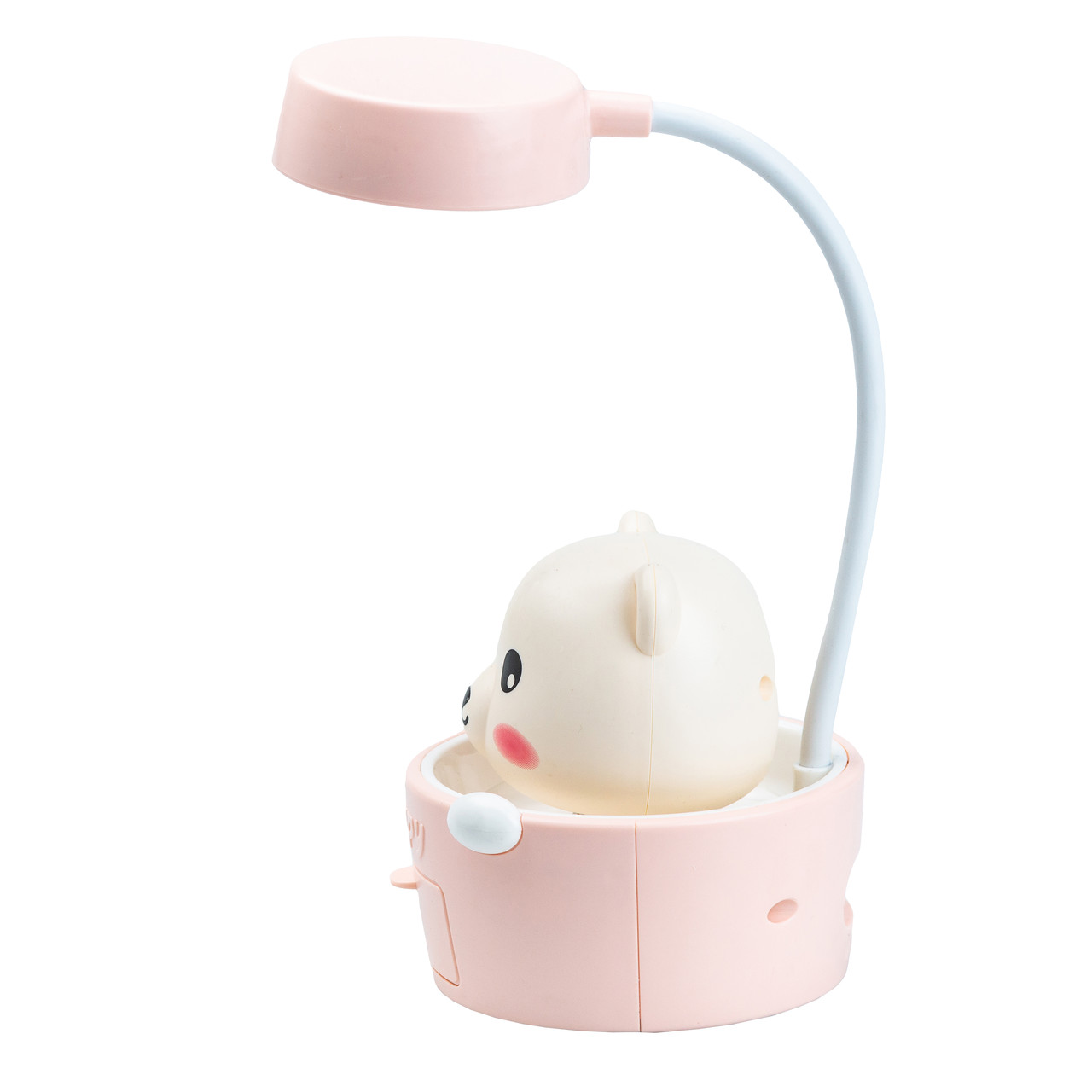 Дитяча настільна лампа з точилкою для олівців Рожева HP12268P