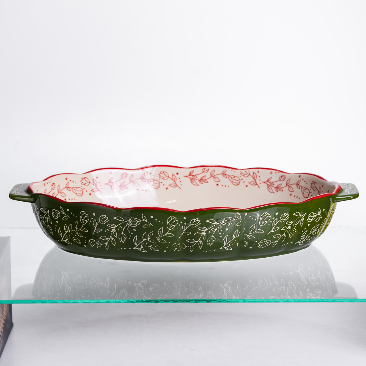 Форма для запікання та сервірування Vintage Овальна з ручками HM04-14