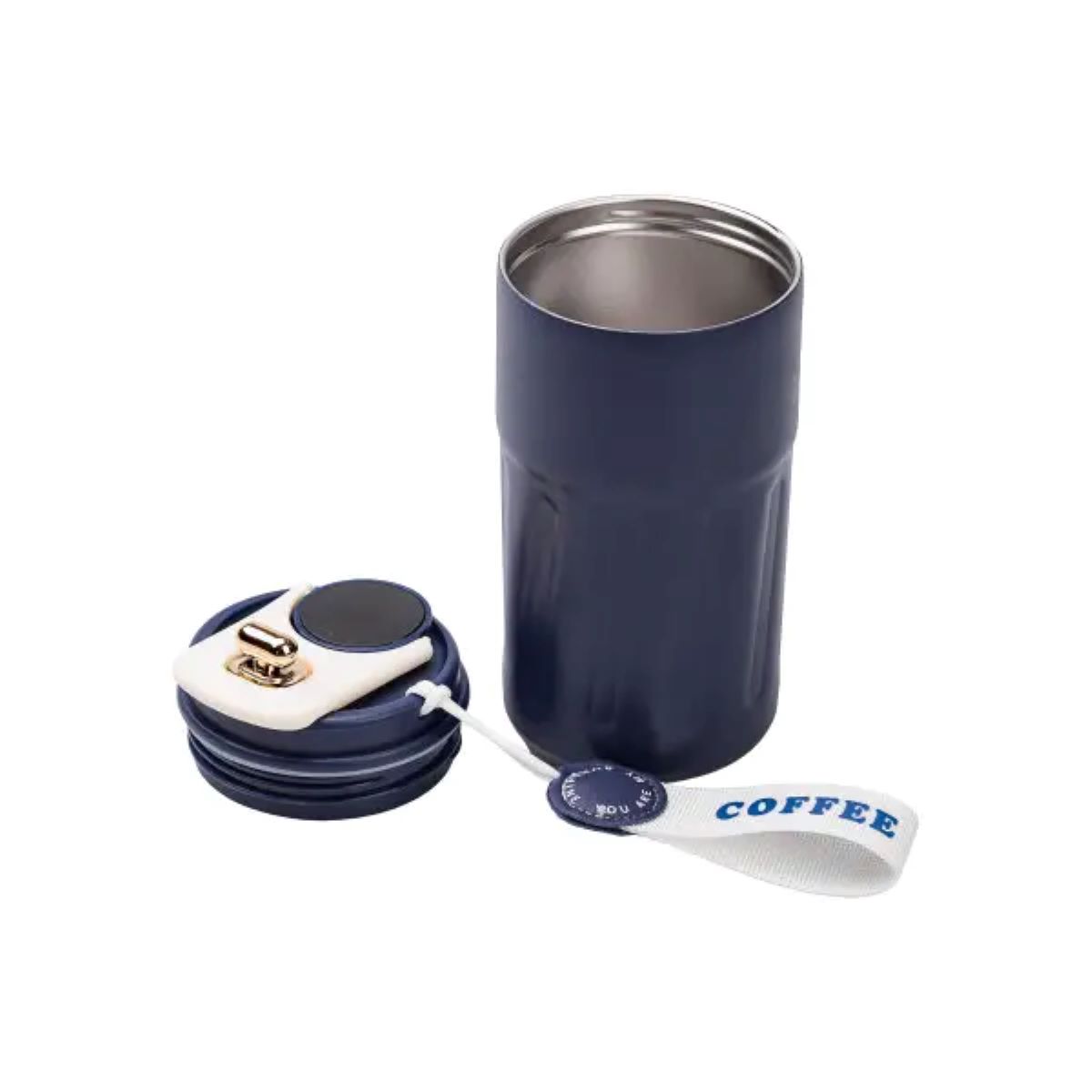 Термочашка Coffee з датчиком температури 500 мл синя HP-14-10BL