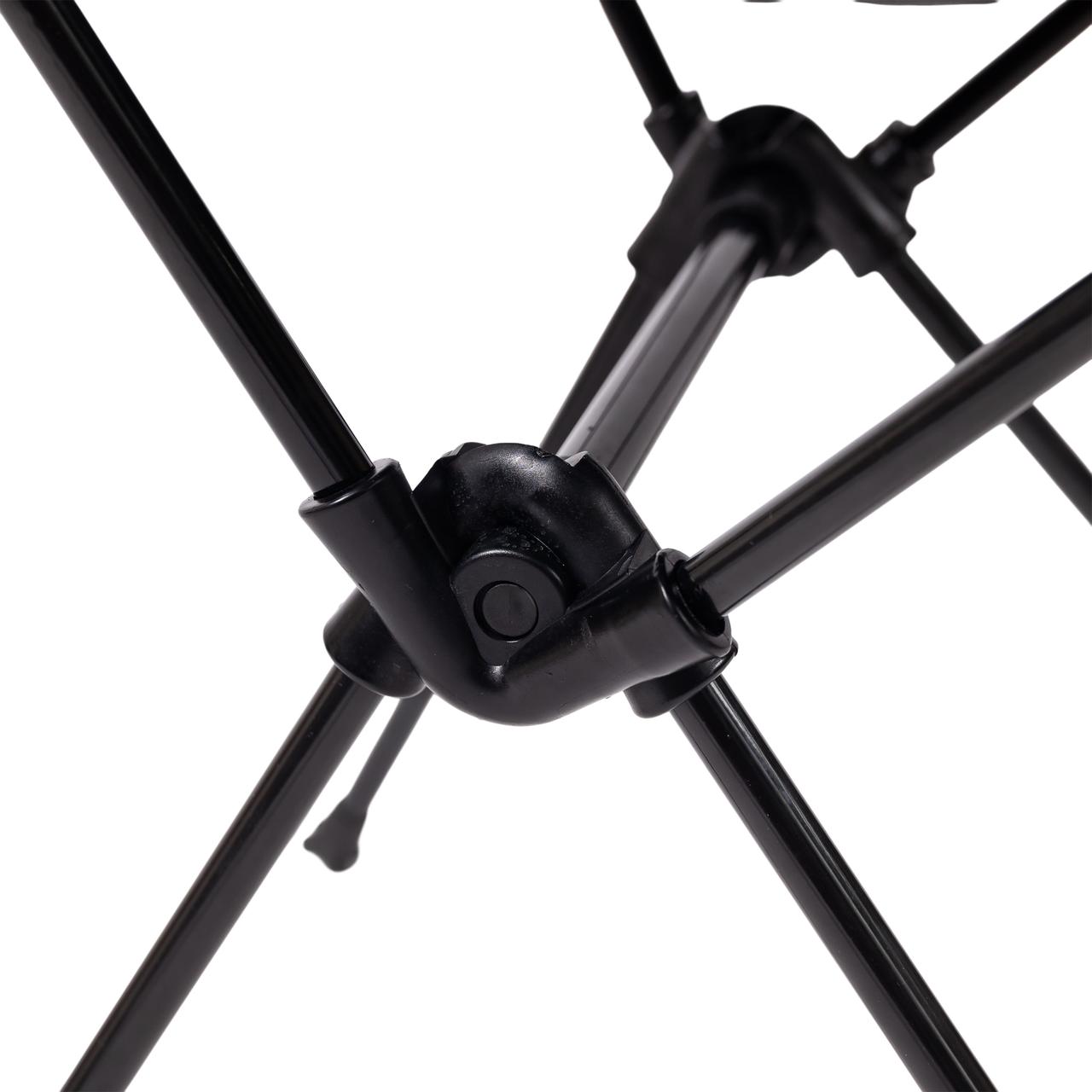 Крісло туристичне складне 55х55х70 см для кемпінгу на природу в чохлі Чорне HP-Y-1