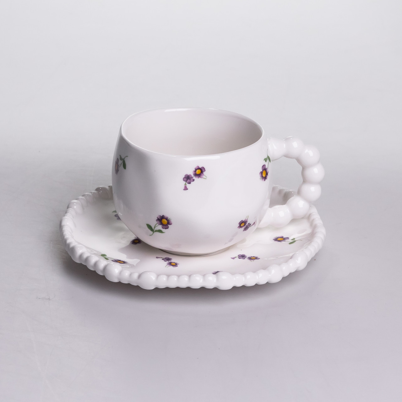 Столовий набір посуду тарілок і чашок 32 предмети на 6 персон Pearl порцеляновий YY78-4A