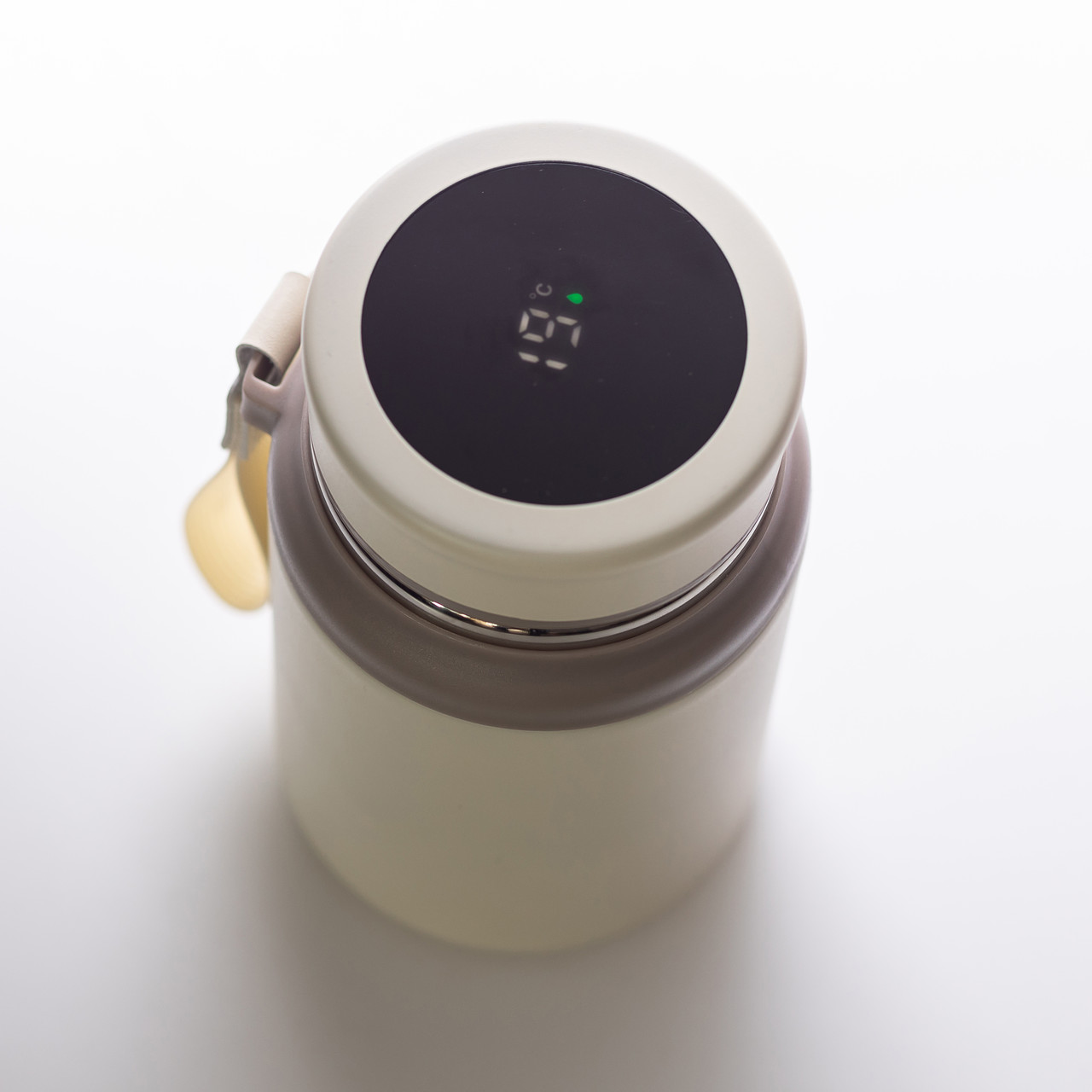 Термос Fashion з датчиком температури 700 мл Білий HP-14-20W