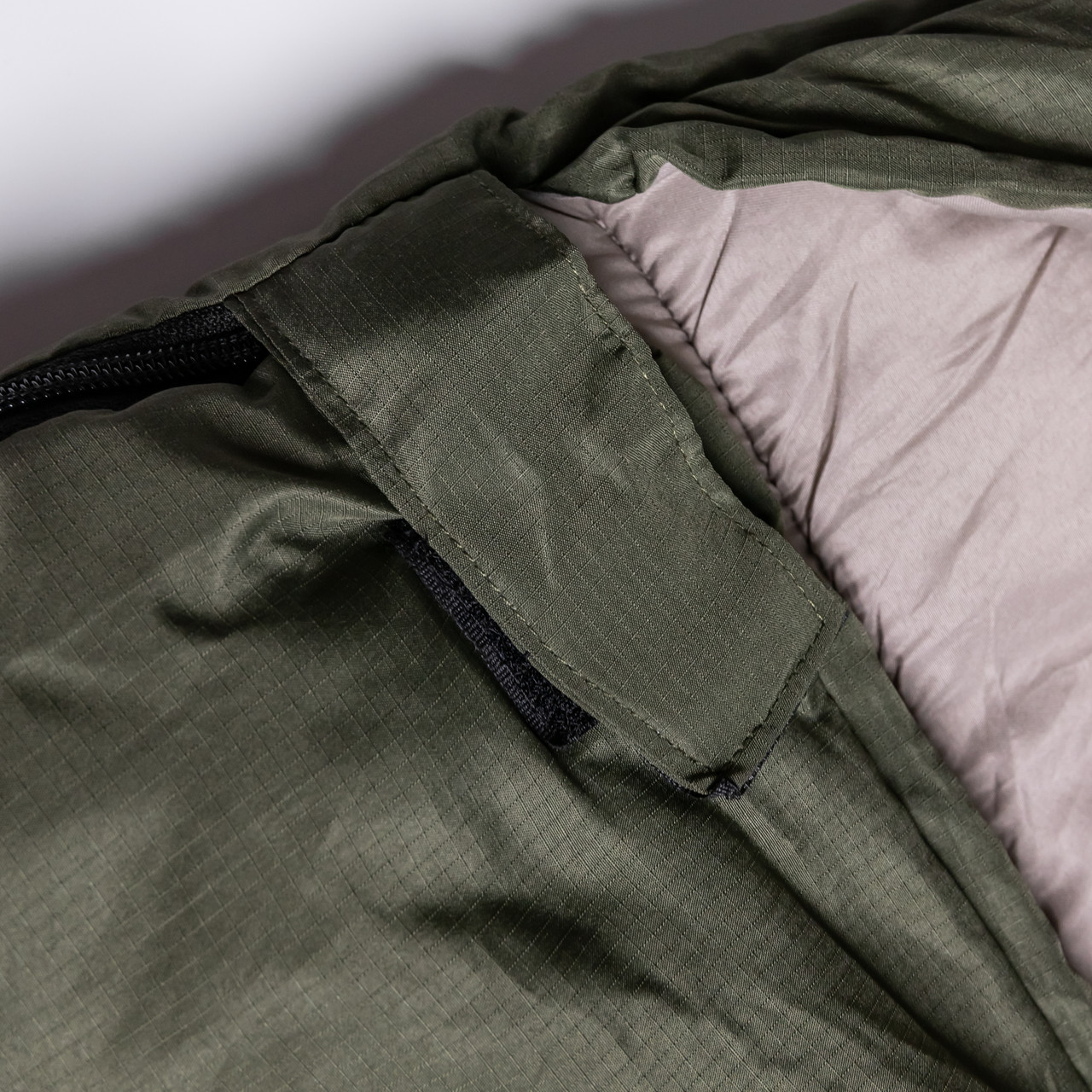 Всесезонний спальний мішок-ковдра з капюшоном 210х70 см Хакі LU-010