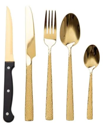 Набір столових приборів у футлярі на 6 осіб столовий набір 30 предметів у футлярі Золото HP-20-28