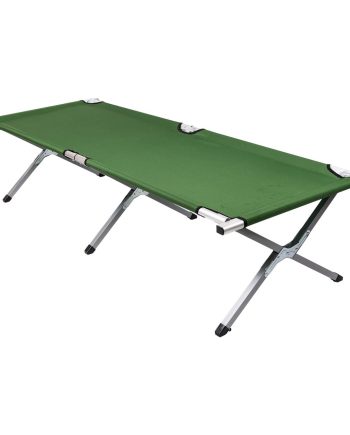 Лежак розкладний туристичний 190х70х44 см похідна розкладачка складна Зелена SJ-0021