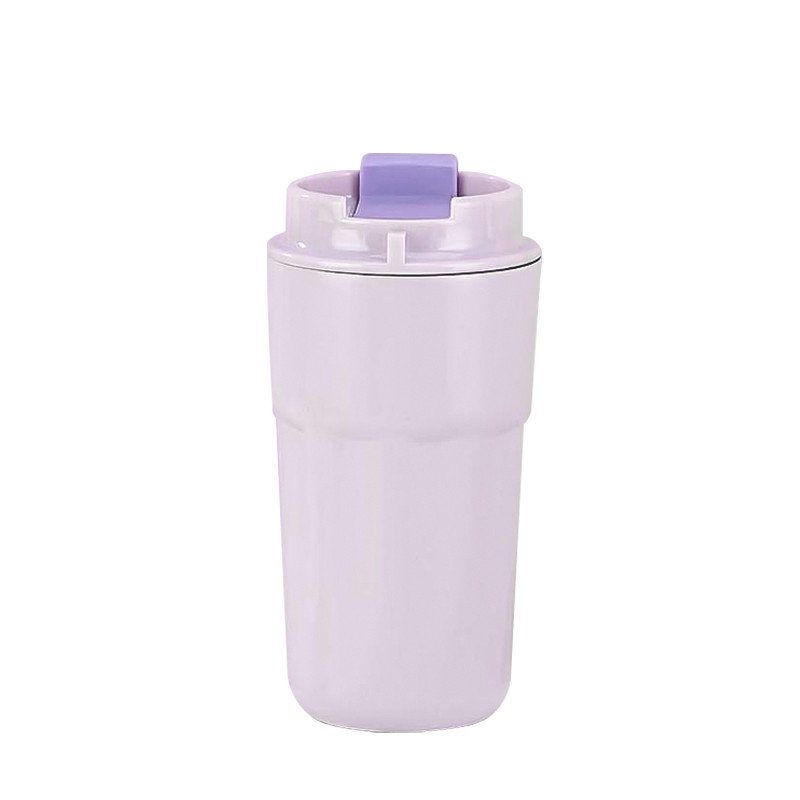 Термокухоль з напувалкою 450 мл з ремінцем Фіолетовий HP153V