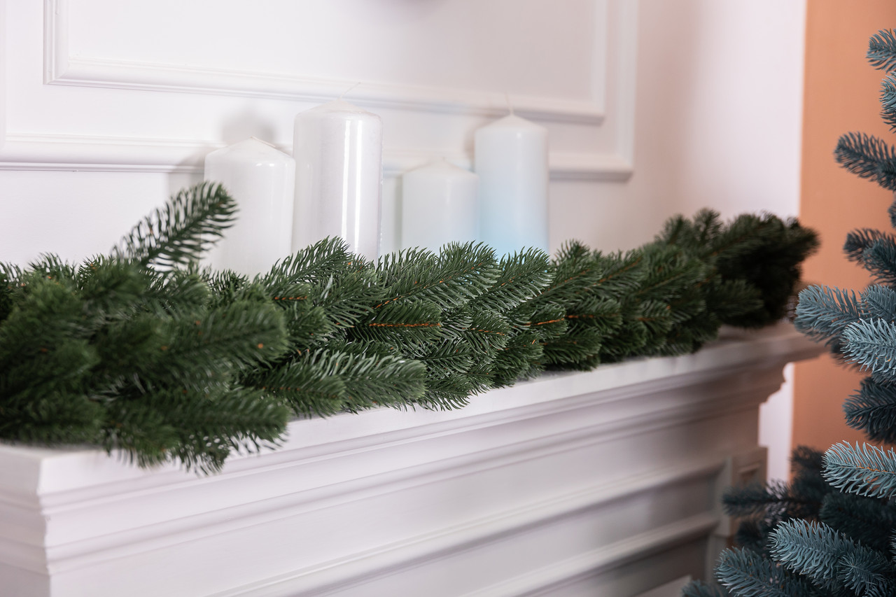 Хвойна лита гірлянда 2 м зелена гілки ялинки TD-BRNCHGR2