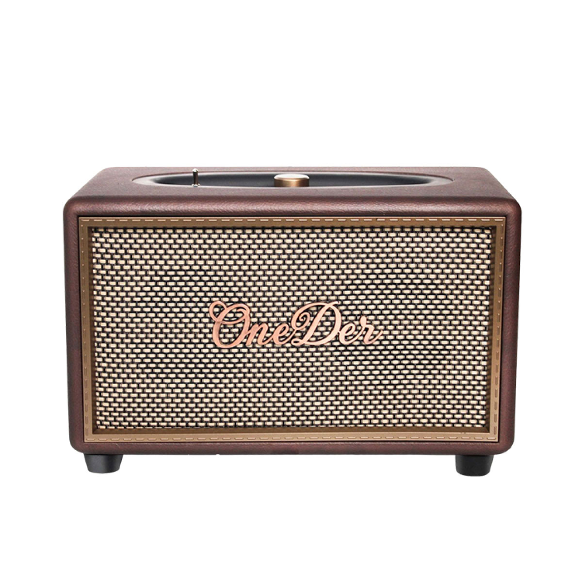 Портативна міні-колонка OneDer D6 коричнева D6BR