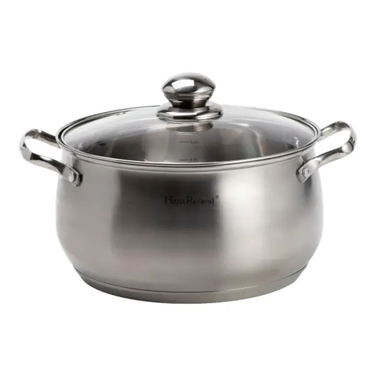 Набір каструль з нержавіючої сталі 4 шт по 6,3/3,9/2,9/2,1 л хром HP33526