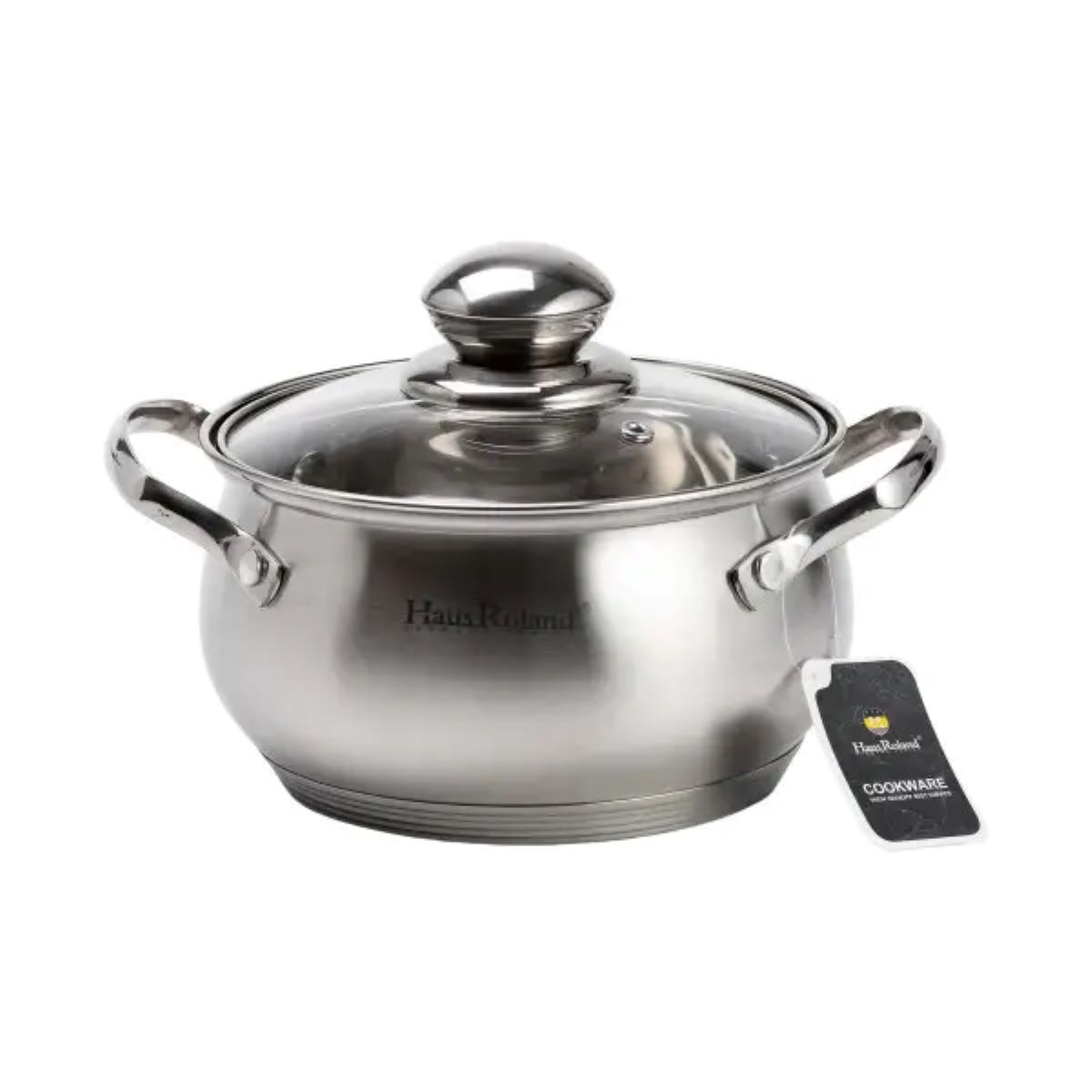 Набір каструль з нержавіючої сталі 4 шт по 6,3/3,9/2,9/2,1 л хром HP33526