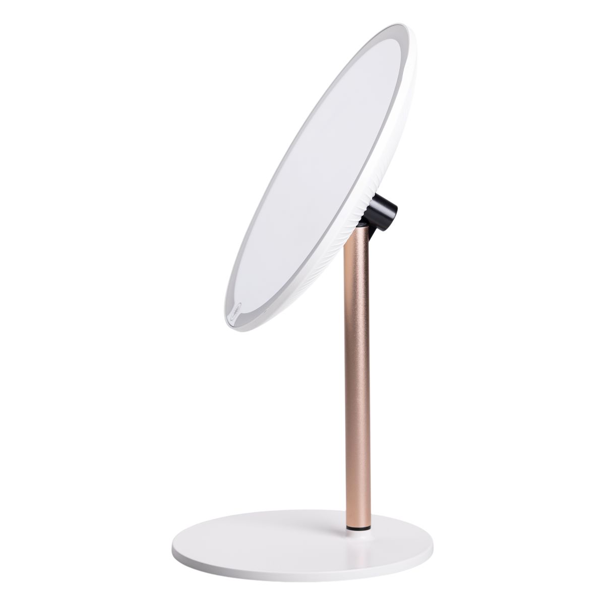 Дзеркало косметичне з підсвічуванням кругле настільне Ø21 см для макіяжу Біле HP-10-7AW