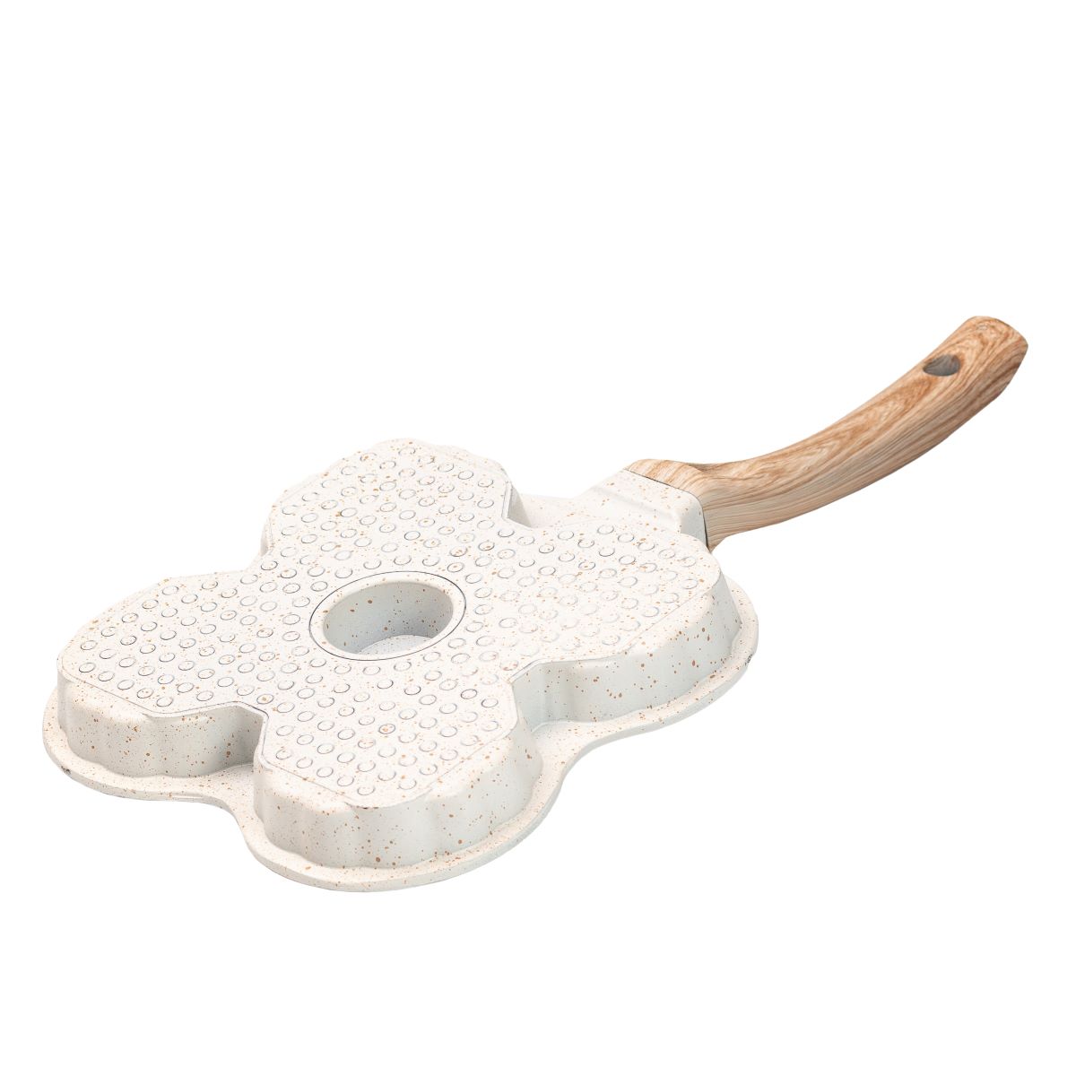 Сковорода для оладок, яєць, панкейків порційна на 4 секції антипригарна HP39576W