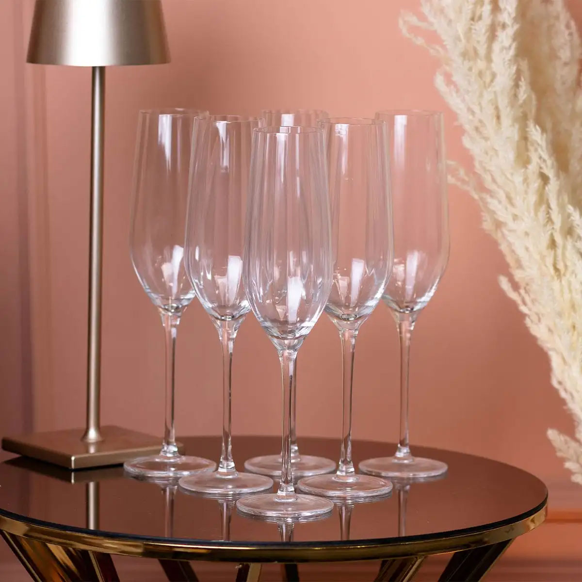 Келихи для шампанського набір із 6 шт 350 мл HP95