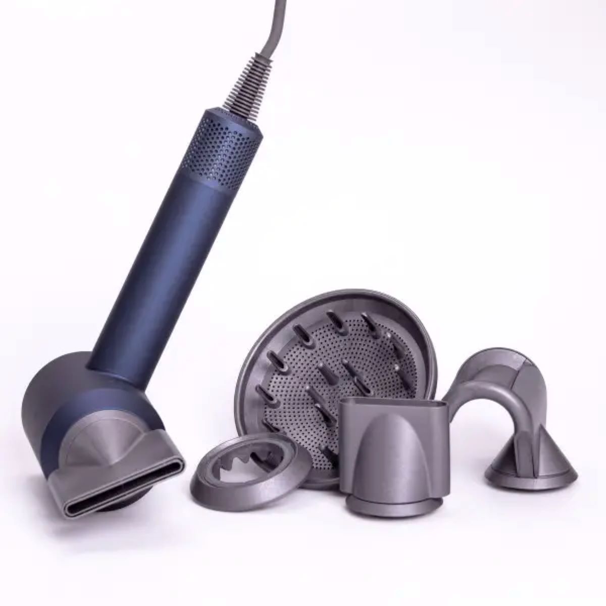 Фен стайлер для волосся 5 в 1 Supersonic Premium 1600 Вт 5 насадок 3 режими швидкості Синій PH770BLG