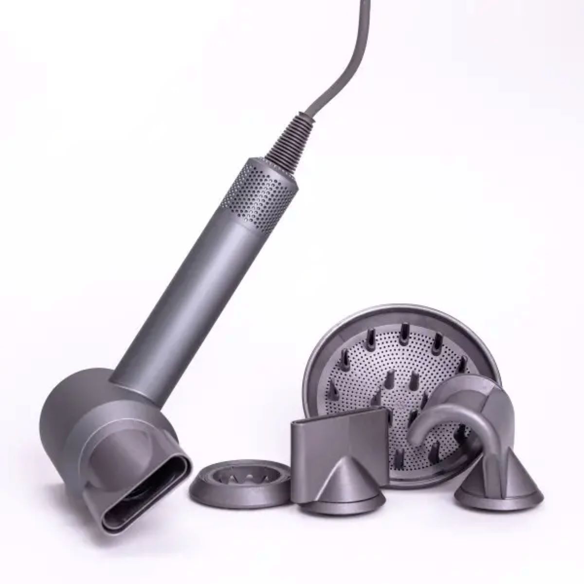 Фен стайлер для волосся 5 в 1 Supersonic Premium 1600Вт 5 насадок 3 режими швидкості з іонізацією Рожевий PH770P