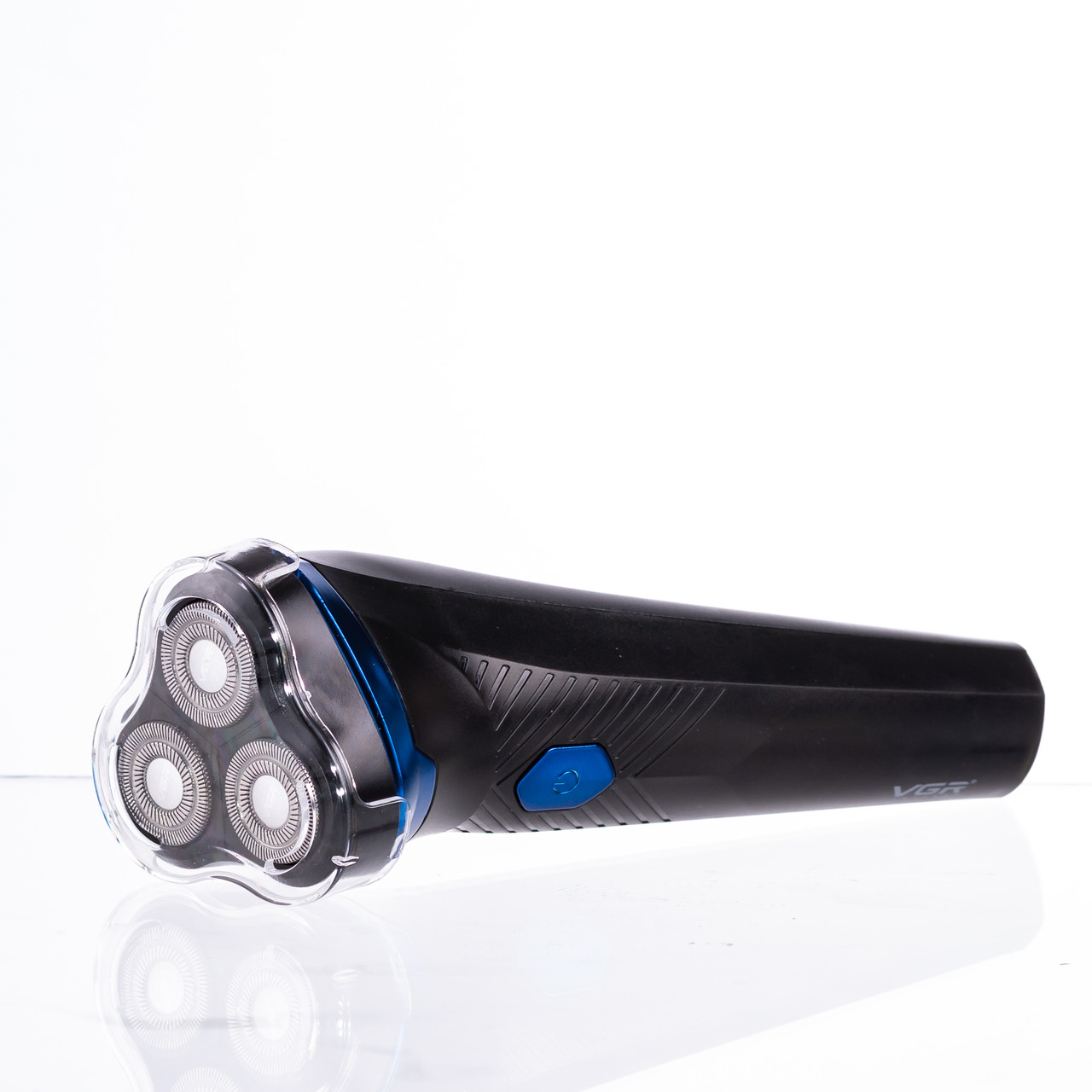 Електробритва для чоловіків роторна для вологого та сухого гоління з дисплеєм VGR V-314