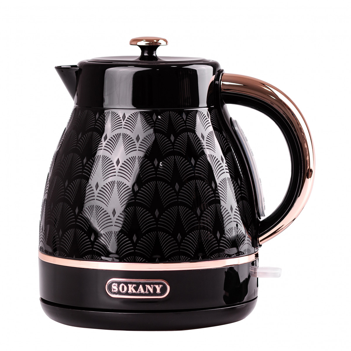 Електрочайник Sokany SK1030B 1.7 літра безшумний чорний