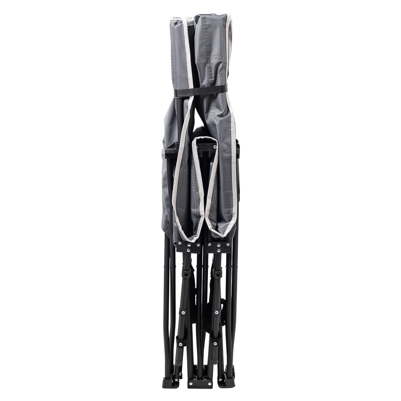 Ліжко розкладне туристичне 190х70х44 см лежак розкладачка розкладачка складна Сірий SJ-0033-2G