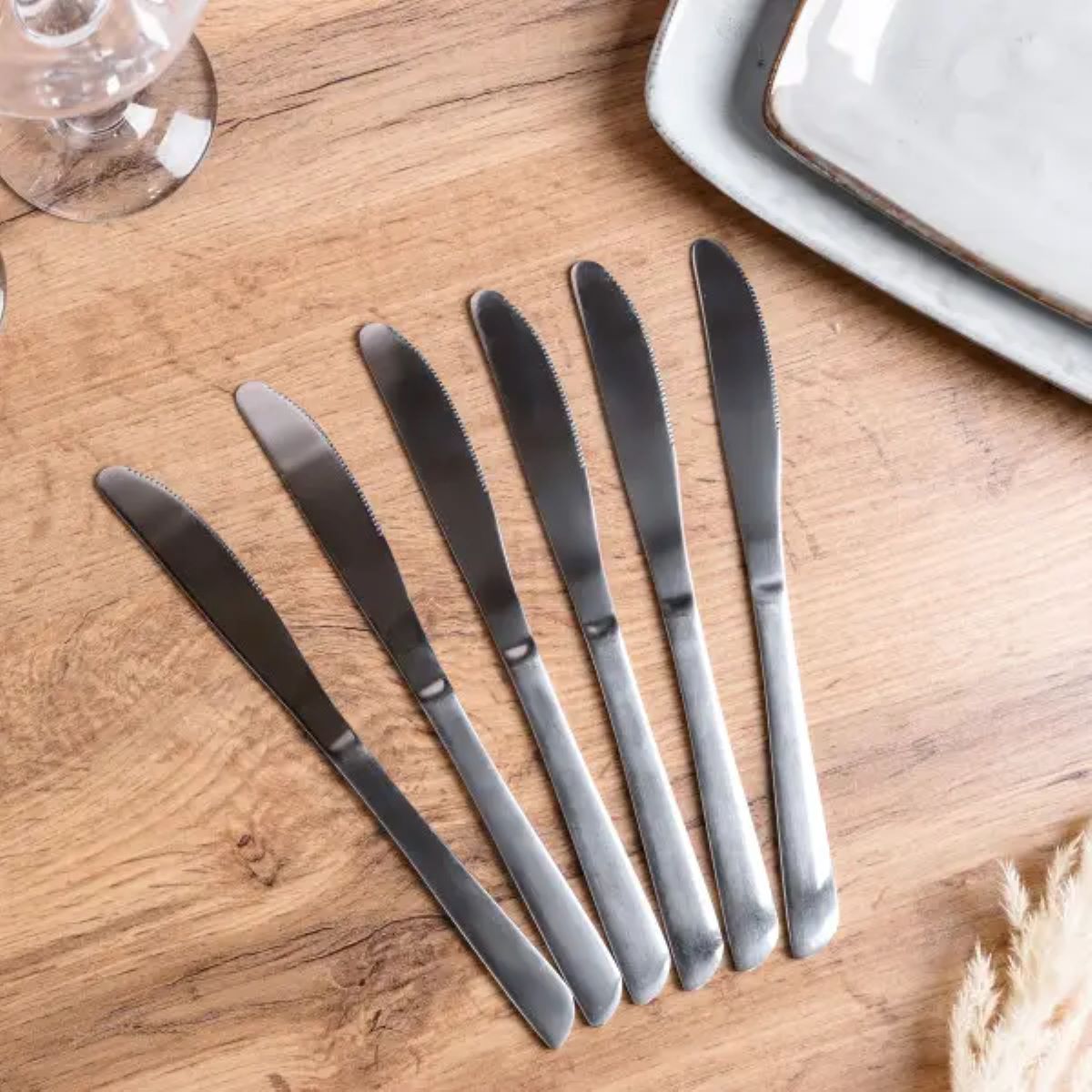 Набір столових ножів 6 шт гальванічне покриття HP704