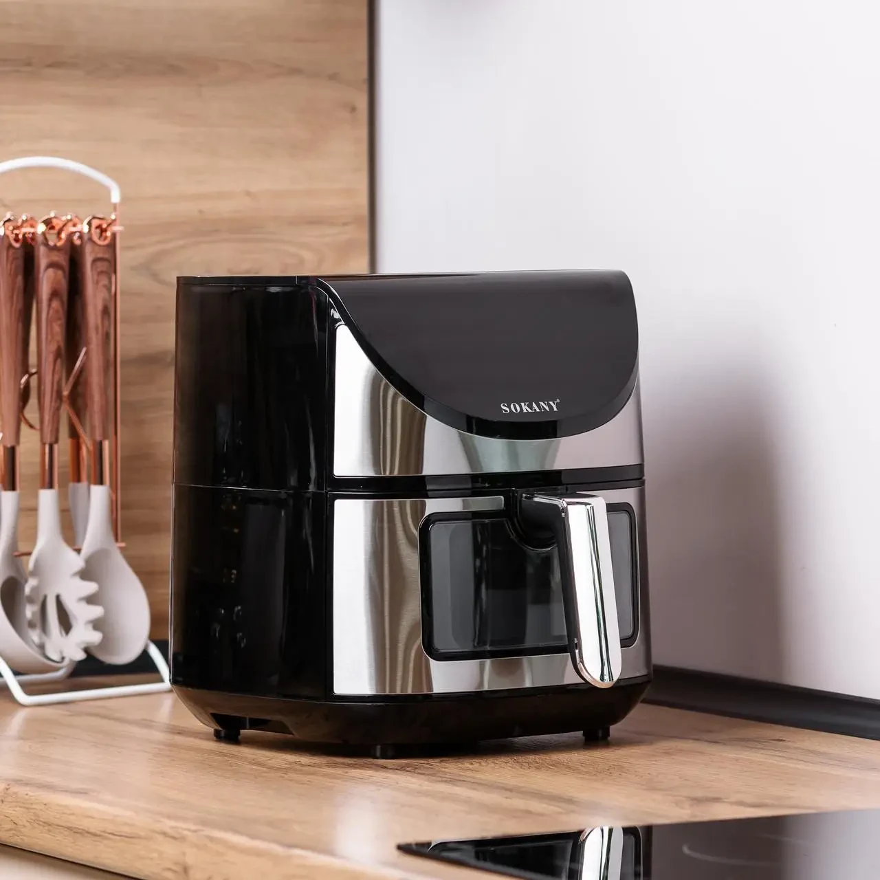 Аерогриль-фритюрниця Sokany на 7 літрів 1800 Вт SK-10031