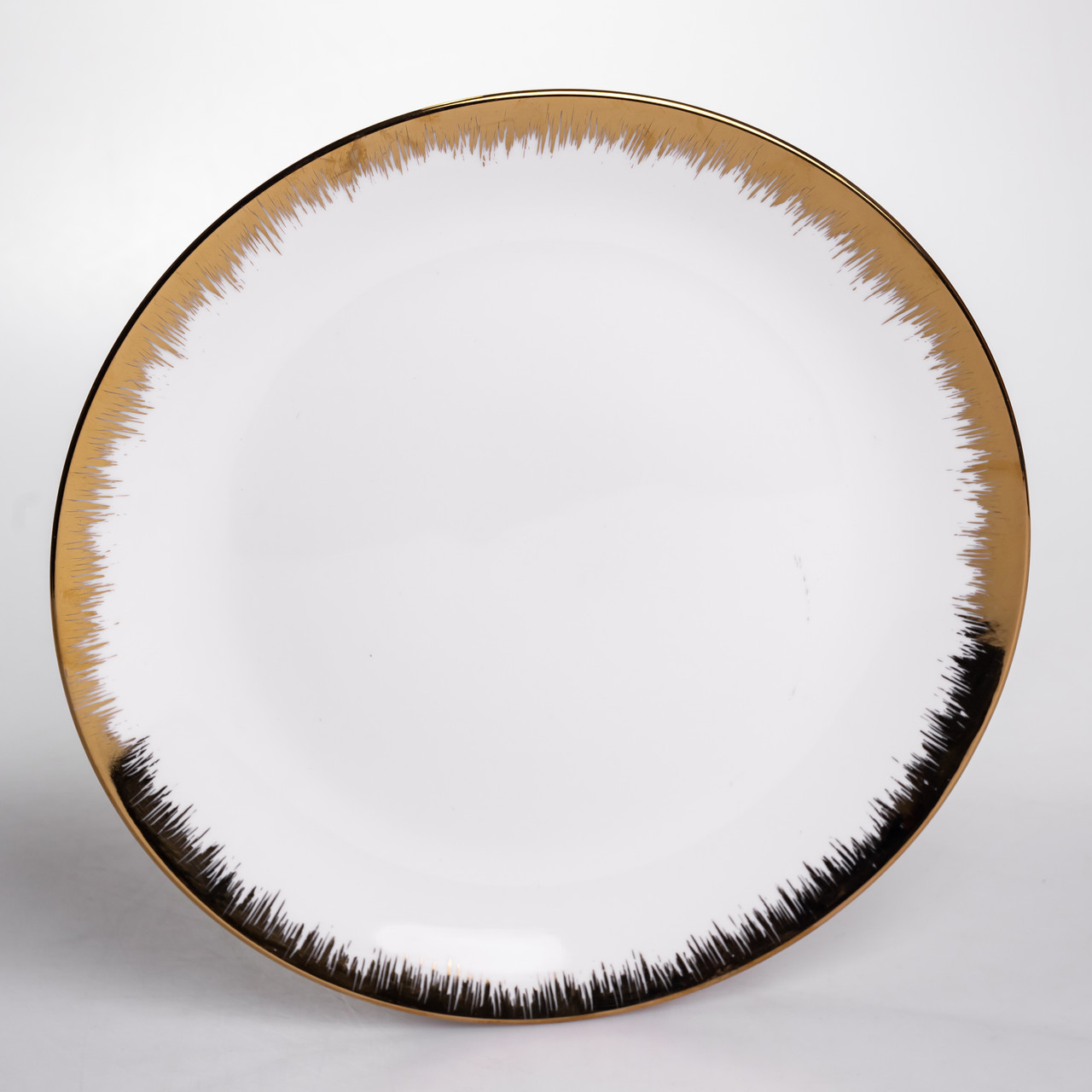 Столовий набір посуду тарілок і чашок 24 предмети на 6 персон «Смарагд» порцеляновий MD-16