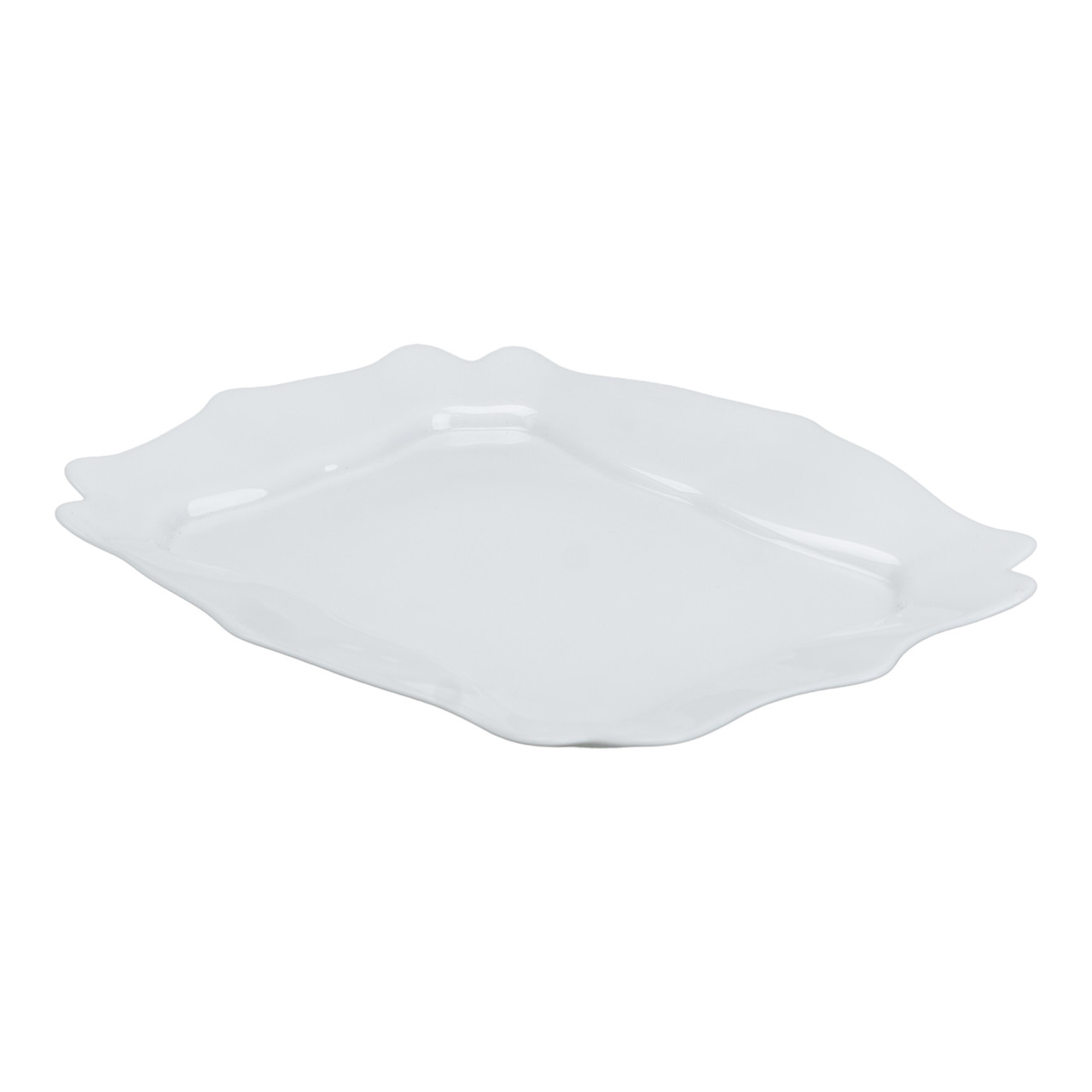 Столовий сервіз тарілок на 6 персон порцелянаовий, білий HP23406